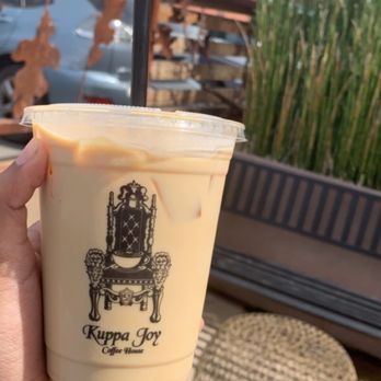 Kuppa Joy Coffee House - Iced Vanilla Latte - Coffee & Tea Near Me - Clovis, California