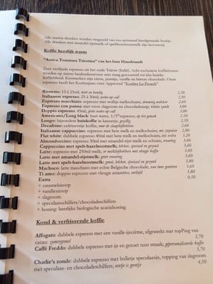 Menu photo 8 Charlie's Antwerp, VAN