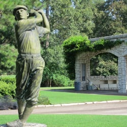 Whispering Pines Golf Club - Another impressive statue near the driving range at Whispering Pines Golf Club.