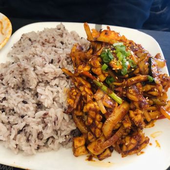 Jin Dal Lae - Stir fried spicy squid - Korean Near Me - Toronto, Ontario