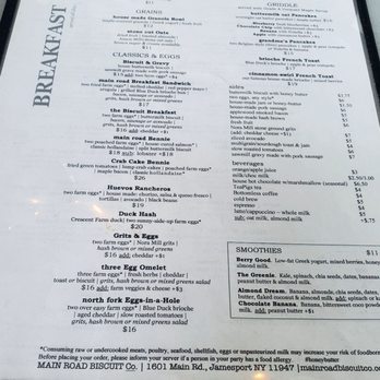 Main Road Biscuit - Breakfast & Brunch Near Me - Jamesport, New York