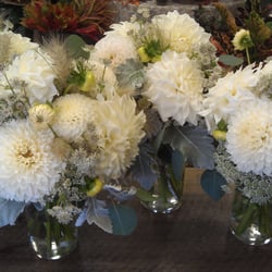 Beautiful dahlia bouquets