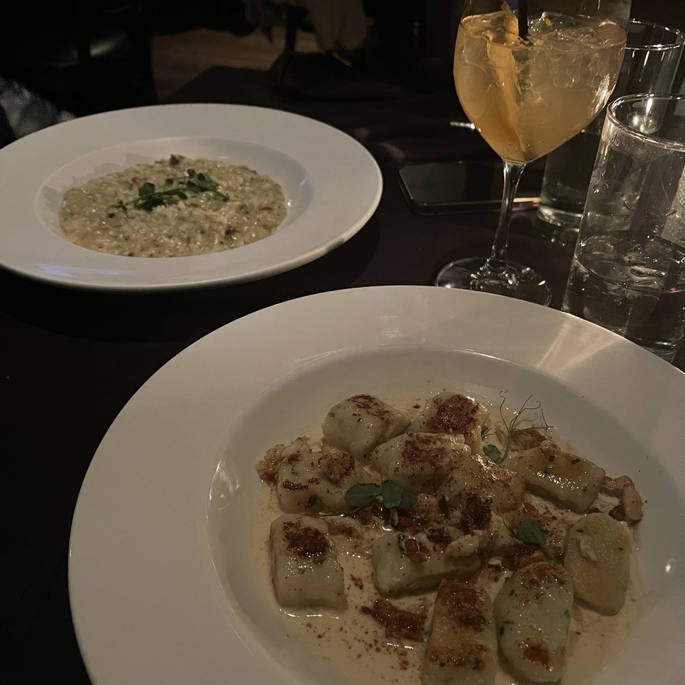 Aposto - Blue crab gnocchi and risotto - Mediterranean Near Me - Des Moines, Iowa