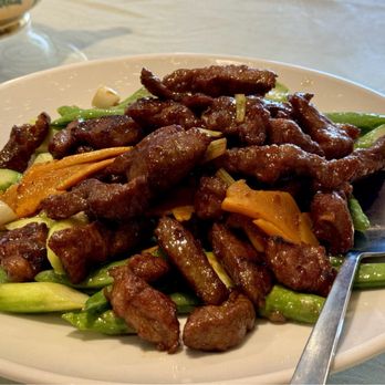 698 Cafe 新東溢豐 - Angus Beef with Asparagus - Noodles Near Me - Flushing, New York