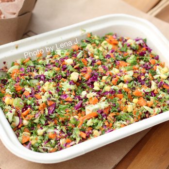 Picnic - Rabbit Food ($9.95) - Kale, Carrot, Broccoli, Scallion, Corn, Purple Cabbage. Great! Light and healthy feeling. - Salad Near Me - Evanston, Illinois Picnic - Rabbit Food ($9.95) - Kale, Carrot, Broccoli, Scallion, Corn, Purple Cabbage. Great! Light and healthy feeling. - Salad Near Me - Evanston, Illinois
