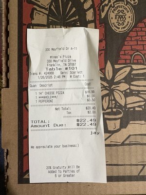 Mineo's Pizza & Wings by null