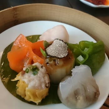 Yauatcha City - First course: steamed dim sum selection! - Dim Sum Near Me - London, XGL