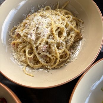 Forchettina - spaghetti with carbonara - Italian Near Me - Encinitas, California