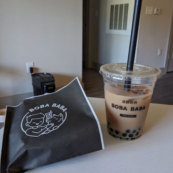 Boba Baba - Rose milk tea - Tea Rooms Near Me - Cary, North Carolina Boba Baba - Rose milk tea - Tea Rooms Near Me - Cary, North Carolina