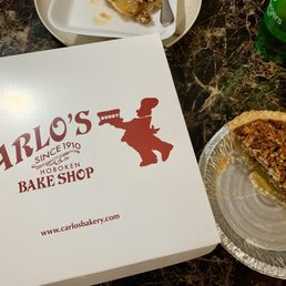 a slice of pie on a plate