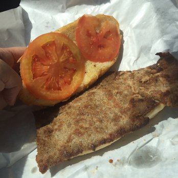 Tito's Market - Breaded Steak Hot Sandwich- Small. But the steak is huge and soft - Sandwiches Near Me - El Monte, California