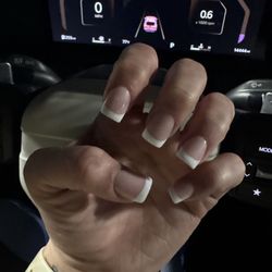 Fancy Nails And Spa - White tip manicure