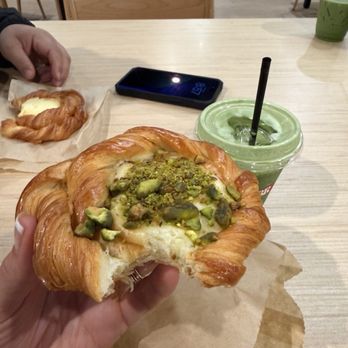 Sabr Coffee House - Cheese and pistachio danish - delish!! - Coffee & Tea Near Me - Lake Forest, California Sabr Coffee House - Cheese and pistachio danish - delish!! - Coffee & Tea Near Me - Lake Forest, California