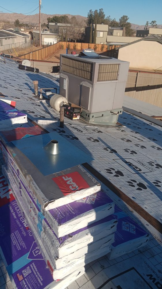 Slide of D&A. Roofing