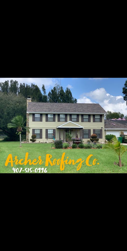 Slide of Archer Roofing Company