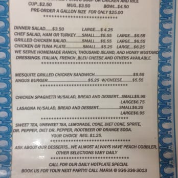 Laura's Sandwich Shop - Menu part 2 - Sandwiches Near Me - Liberty, Texas Laura's Sandwich Shop - Menu part 2 - Sandwiches Near Me - Liberty, Texas