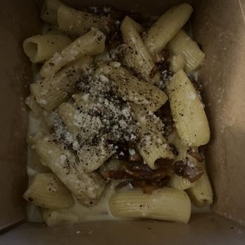 Elvira - Rigatoni Carbonara - Italian Near Me - San Diego, California