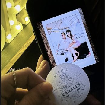 Beautiful Poisons - She made rice paper decor for the drinks using a logo my husband created with an outline of our photo. Super cute!!! - Bartenders Near Me Beautiful Poisons - She made rice paper decor for the drinks using a logo my husband created with an outline of our photo. Super cute!!! - Bartenders Near Me