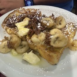 Banana pecan French toast Banana pecan French toast