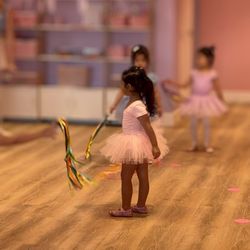Tutu School Irvine - Dancing with colorful ribbons
