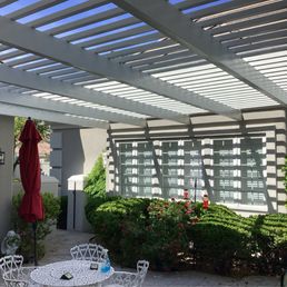 Finished awning Finished awning