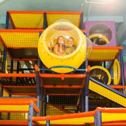 Kids World Family Fun Center - 4 level climbing structure. Everyone can participate in the action including adults.