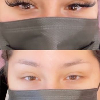Una Lash - 3D-5D volume and style is Cat Eye, c curl, twice as long as my own lashes. - Eyelash Service Near Me - Corona, California Una Lash - 3D-5D volume and style is Cat Eye, c curl, twice as long as my own lashes. - Eyelash Service Near Me - Corona, California