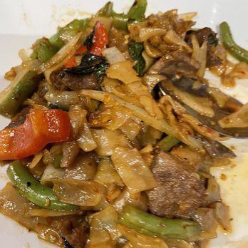 Thai Lily Cafe - Pad Kee Mao (Drunken Noodle) - Thai Near Me - Houston, Texas Thai Lily Cafe - Pad Kee Mao (Drunken Noodle) - Thai Near Me - Houston, Texas