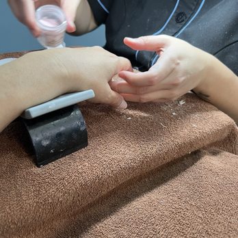 Paradise Nails & Spa - Getting a service, I got the dipping powder. - Nail Salons Near Me - Houston, Texas Paradise Nails & Spa - Getting a service, I got the dipping powder. - Nail Salons Near Me - Houston, Texas