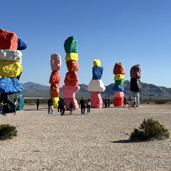 Seven Magic Mountains - Public Art Near Me - Las Vegas, Nevada