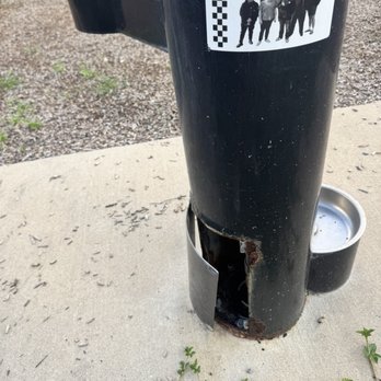 EaDog Park - Broken metal on water fountain that doesn't work - Dog Parks Near Me - Houston, Texas EaDog Park - Broken metal on water fountain that doesn't work - Dog Parks Near Me - Houston, Texas
