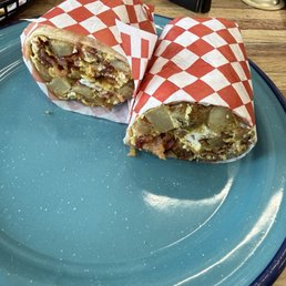 Breakfast burrito bacon Breakfast burrito bacon