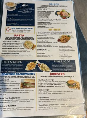 Menu photo 2 Mo's Seafood & Chowder Seaside, OR Menu photo 2 Mo's Seafood & Chowder Seaside, OR