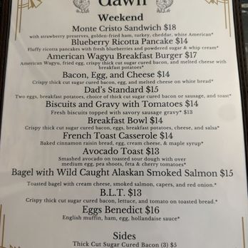 Dawn & Dusk - "Dawn" menu - Breakfast & Brunch Near Me - Abingdon, Virginia Dawn & Dusk - "Dawn" menu - Breakfast & Brunch Near Me - Abingdon, Virginia