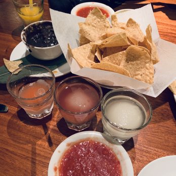 Mi Cocina - margarita flight, spicy bean dip, salsa - Mexican Near Me - Plano, Texas Mi Cocina - margarita flight, spicy bean dip, salsa - Mexican Near Me - Plano, Texas