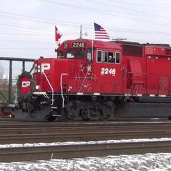 Canadian Pacific Christmas Train - Cp holiday train, thanks for the friendly wave.