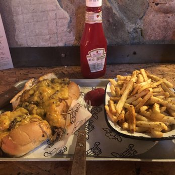 Boozy Cow - Cheesesteak and skinny fries - Burgers Near Me - Edinburgh, EDH