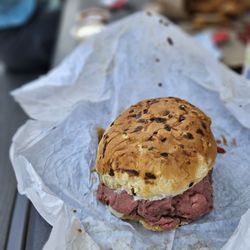 Big Jims Roast Beef - The big beef very good got it without the barbecue sauce I recommend getting barbecue sauce on the side