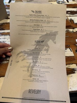 Menu photo 1 Revelry Bozeman, MT Menu photo 1 Revelry Bozeman, MT