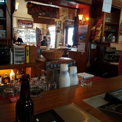 French Hotel & Bar - Picture of bar,  pool table and shuffle board behind me