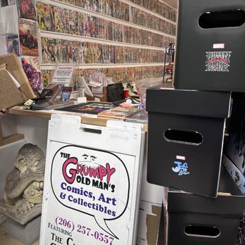The Grumpy Old Man's Comics, Art & Collectibles - Comic Books Near Me - Seattle, Washington The Grumpy Old Man's Comics, Art & Collectibles - Comic Books Near Me - Seattle, Washington