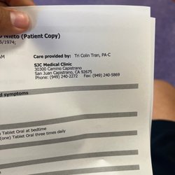 Camino Health Center - San Juan Capistrano - Dr. Tran is the nicest and really care about there patients. I thank him a lot for looking out for my dad.