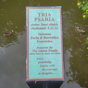 Tria Psaria - Plaque - Public Art Near Me - Columbus, Ohio Tria Psaria - Plaque - Public Art Near Me - Columbus, Ohio