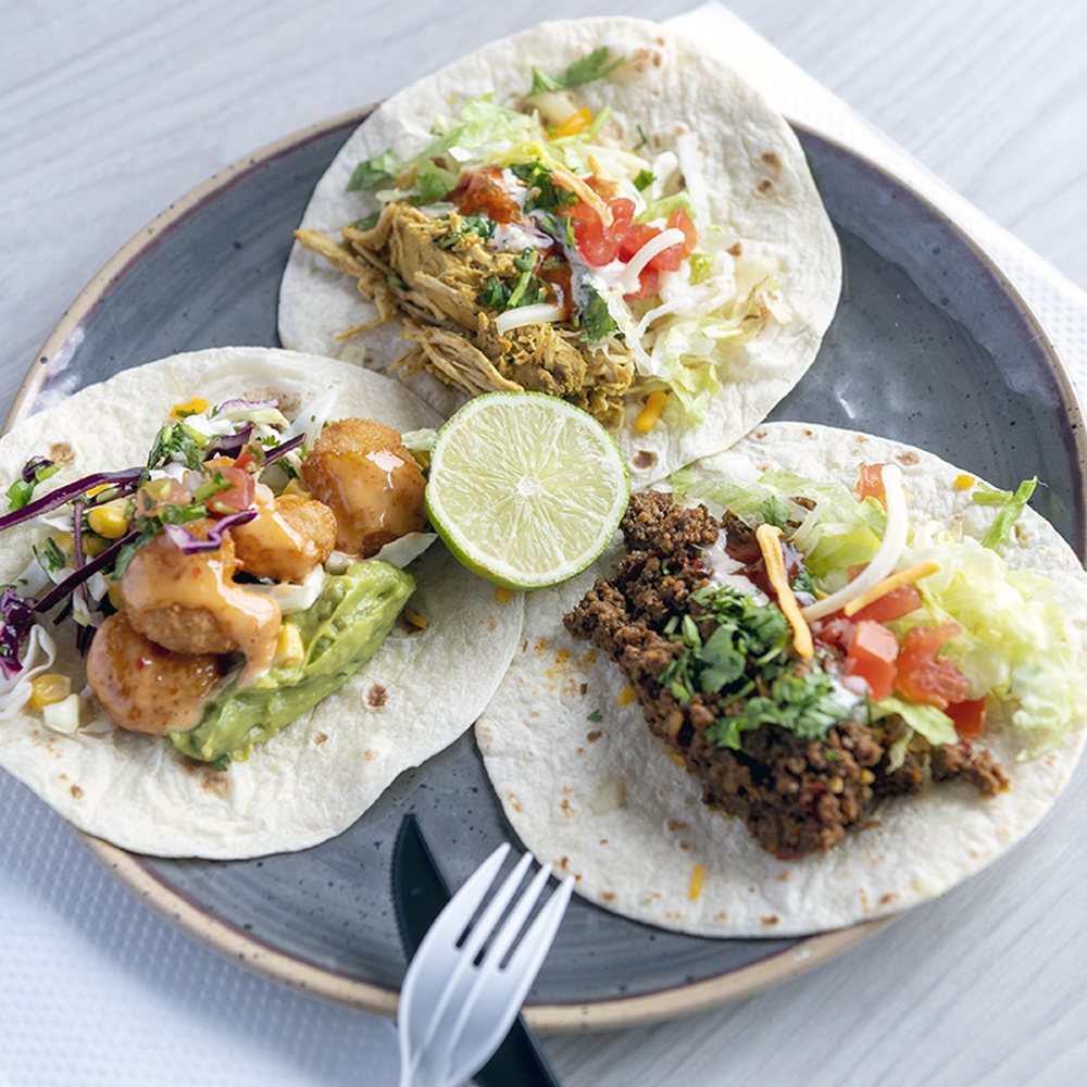 Halal Tacos - taco combo: beef, chicken and Cancun shrimp - Mexican Near Me - Garden City, Michigan Halal Tacos - taco combo: beef, chicken and Cancun shrimp - Mexican Near Me - Garden City, Michigan
