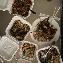 China Boat Restaurant - Pineapple shrimp fried rice, Mongolian Beef, Salt & Pepper Shrimp, Orange Peel Chicken
