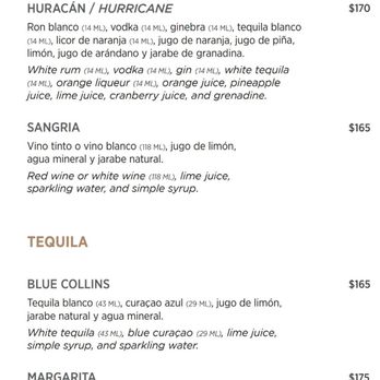 Green Break - Drink menu three - Mexican Near Me - Riviera Maya, ROO