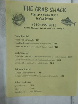 Menu photo 1 Pigs Up In Smoke BBQ Shallotte, NC