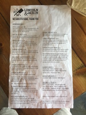 Menu photo 3 Lincoln & Main Urbana, OH Menu photo 3 Lincoln & Main Urbana, OH