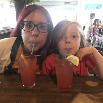 Ledges Pub - Enjoying our cocktail and mocktail - New American Near Me - Sebasco Estates, Maine