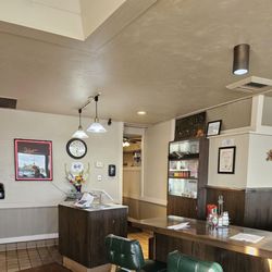 Pay and specials. Find out what soup your gonna have with your lunch/dinner. Also where you can egh hem. Tip your server.